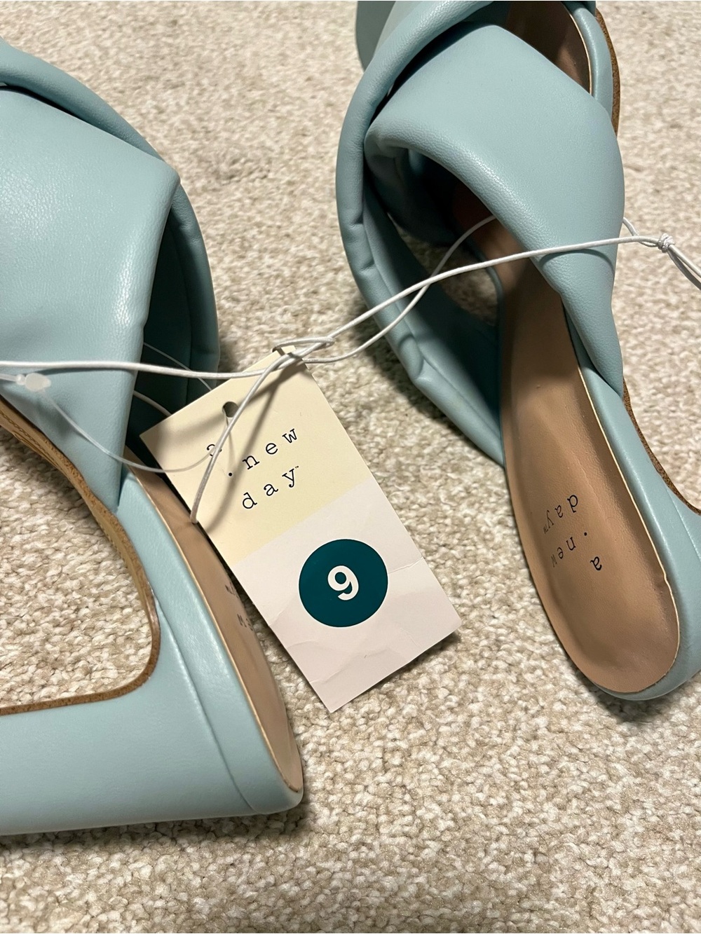 a new day Light Blue Crisscross Heel Sandal - Picture 5 of 6